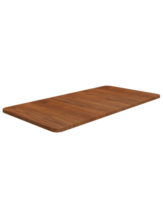 Koupelnová deska tmavě hnědá 80x40x1,5 cm ošetřený masiv