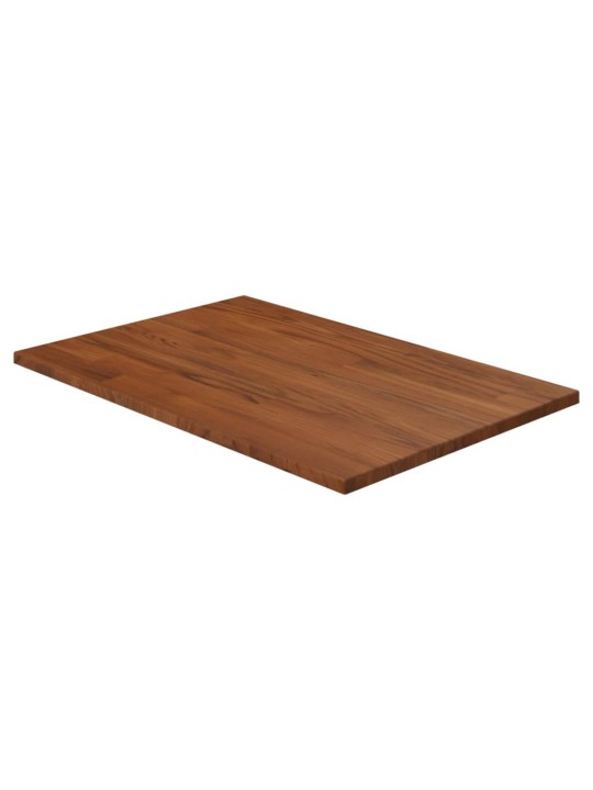 Koupelnová deska tmavě hnědá 60 x 40 x 1,5 cm ošetřený masiv