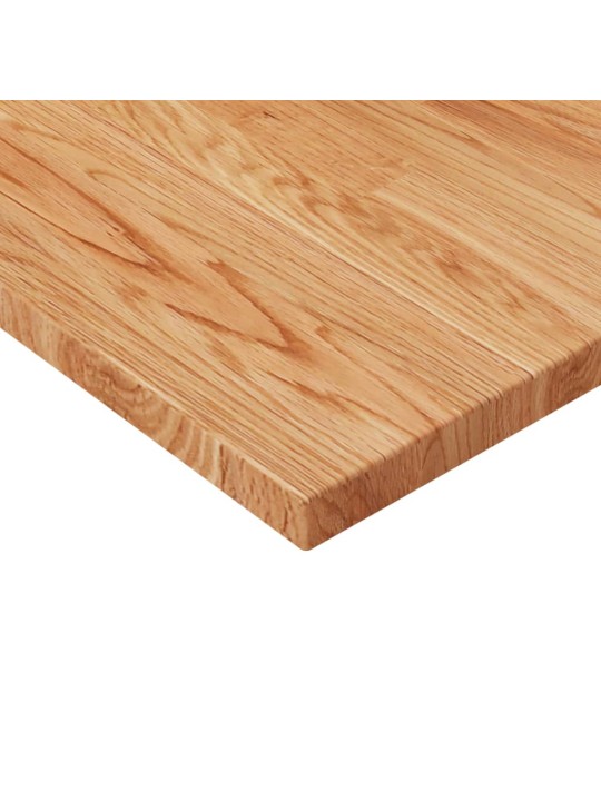 Čtvercová stolní deska světle hnědá 50x50x2,5 cm ošetřený dub