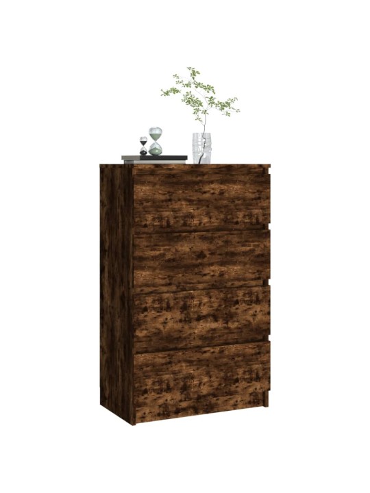 Příborník kouřový dub 60 x 35 x 98,5 cm kompozitní dřevo
