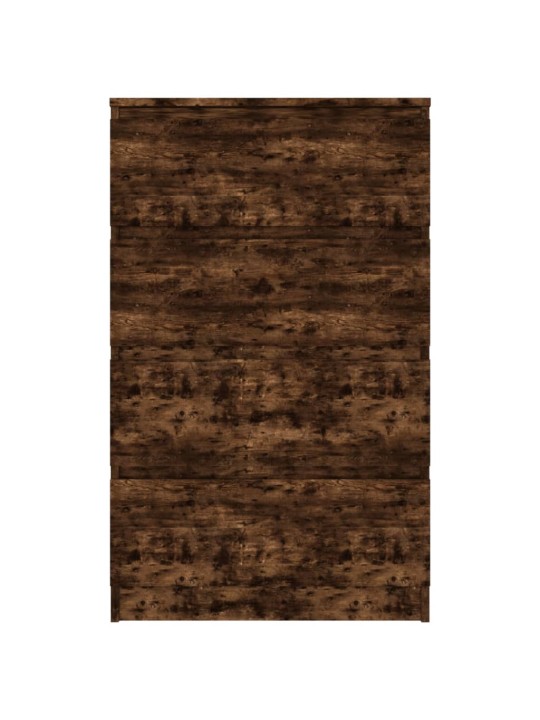 Příborník kouřový dub 60 x 35 x 98,5 cm kompozitní dřevo