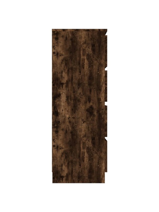 Příborník kouřový dub 60 x 35 x 98,5 cm kompozitní dřevo