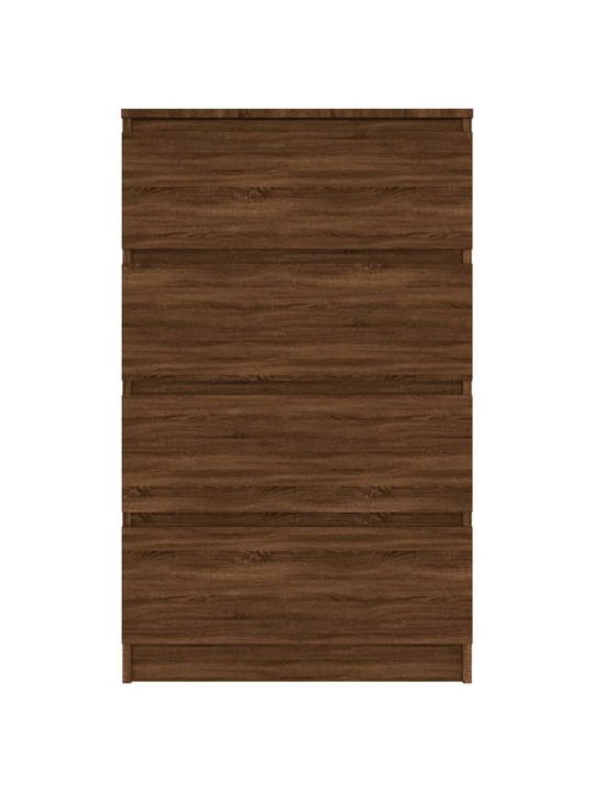 Příborník hnědý dub 60 x 35 x 98,5 cm kompozitní dřevo
