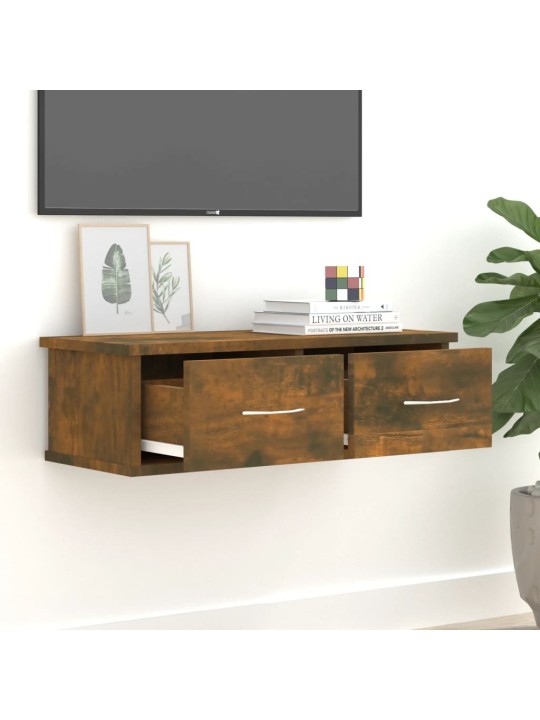 Nástěnná skříňka kouřový dub 60 x 26 x 18,5 cm kompozitní dřevo