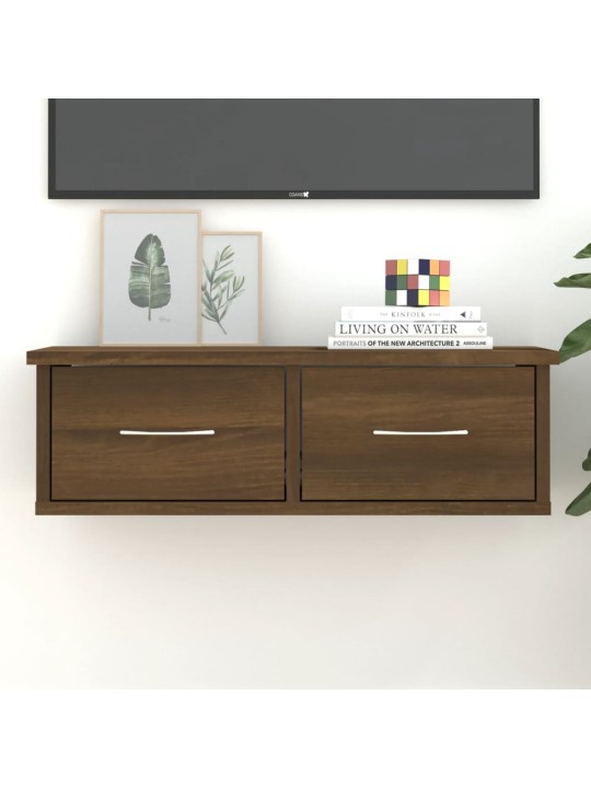 Nástěnná skříňka hnědý dub 60 x 26 x 18,5 cm kompozitní dřevo