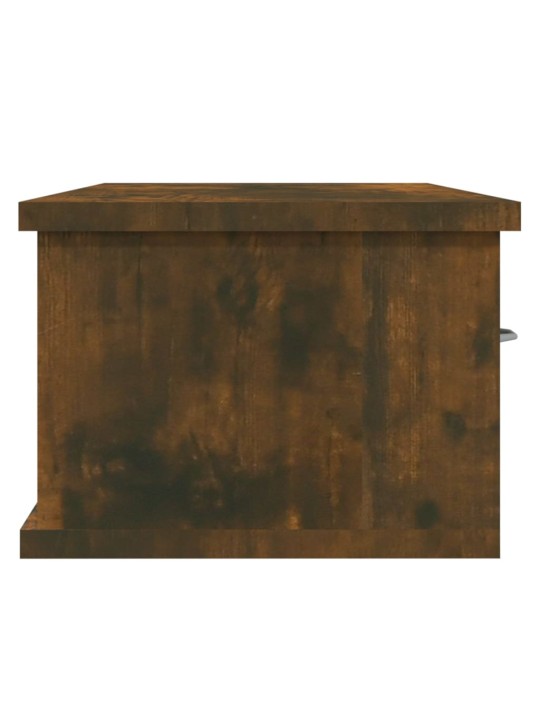 Nástěnná skříňka kouřový dub 88 x 26 x 18,5 cm kompozitní dřevo