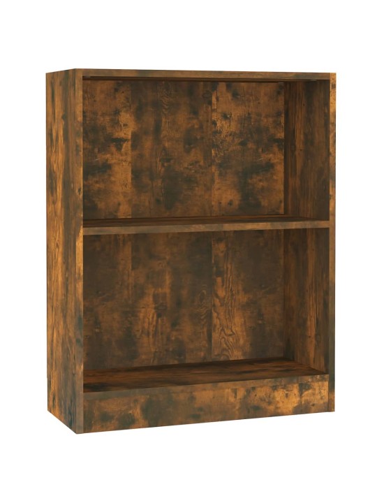 Knihovna kouřový dub 60 x 24 x 76 cm kompozitní dřevo