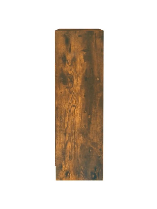 Knihovna kouřový dub 60 x 24 x 76 cm kompozitní dřevo