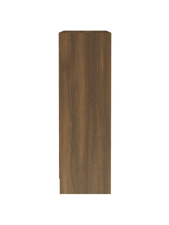 Knihovna hnědý dub 60 x 24 x 76 cm kompozitní dřevo