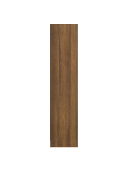 Knihovna hnědý dub 60 x 24 x 109 cm kompozitní dřevo