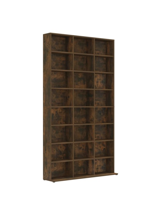 Skříňka na CD kouřový dub 102 x 23 x 177,5 cm kompozitní dřevo