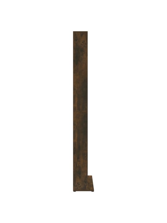Skříňka na CD kouřový dub 102 x 23 x 177,5 cm kompozitní dřevo