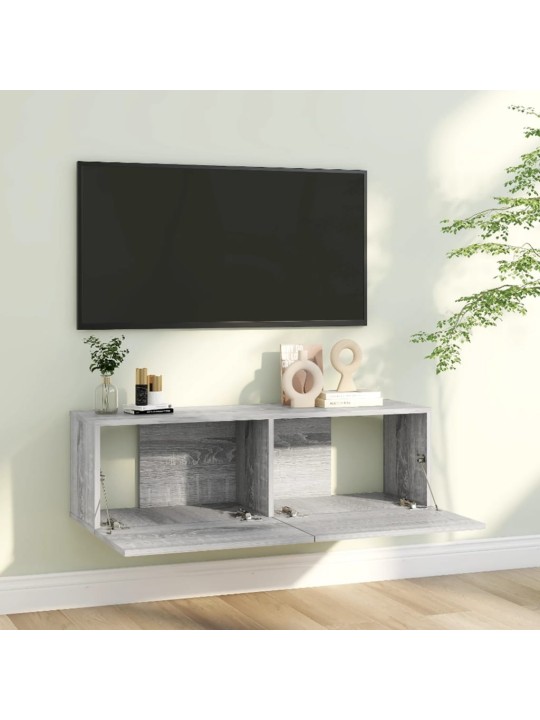 TV skříňka šedá sonoma 100 x 30 x 30 cm kompozitní dřevo
