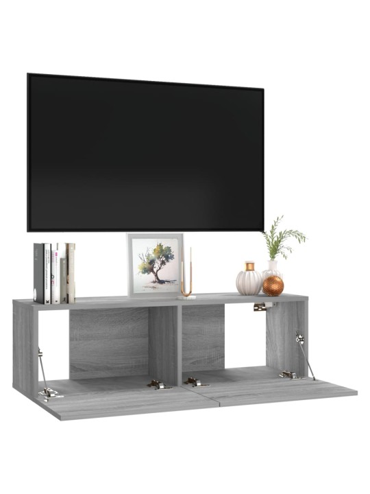 TV skříňka šedá sonoma 100 x 30 x 30 cm kompozitní dřevo