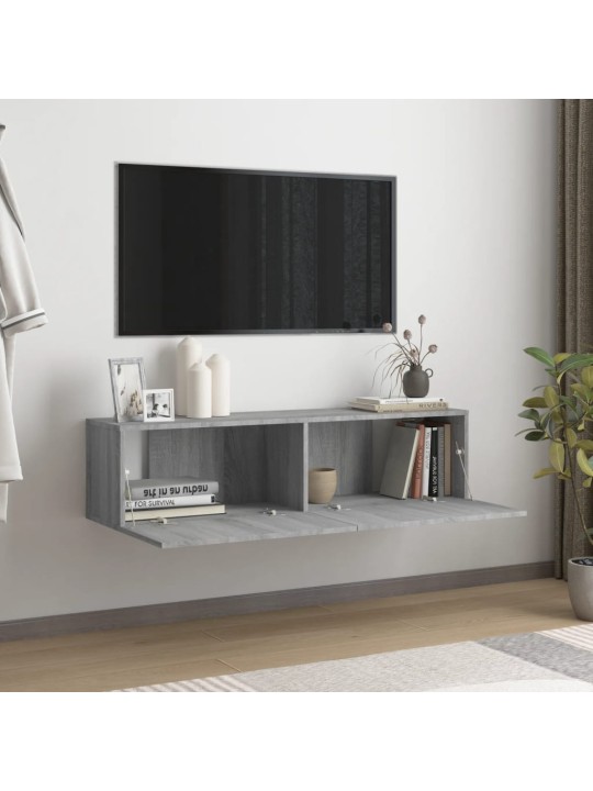TV skříňka šedá sonoma 120x30x30 cm kompozitní dřevo