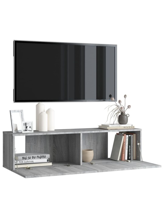 TV skříňka šedá sonoma 120x30x30 cm kompozitní dřevo