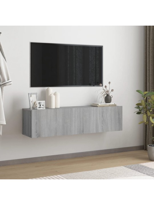 TV skříňka šedá sonoma 120x30x30 cm kompozitní dřevo