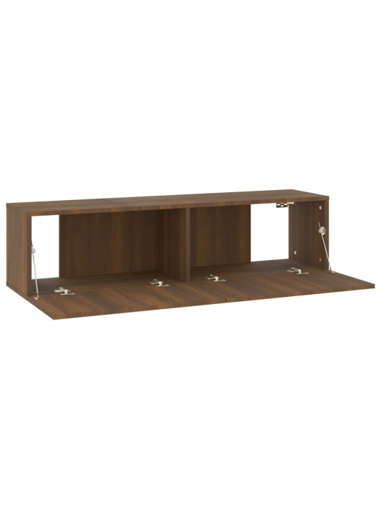 TV skříňka hnědý dub 120x30x30 cm kompozitní dřevo
