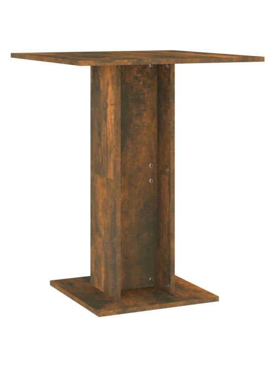 Bistro stolek kouřový dub 60 x 60 x 75 cm kompozitní dřevo