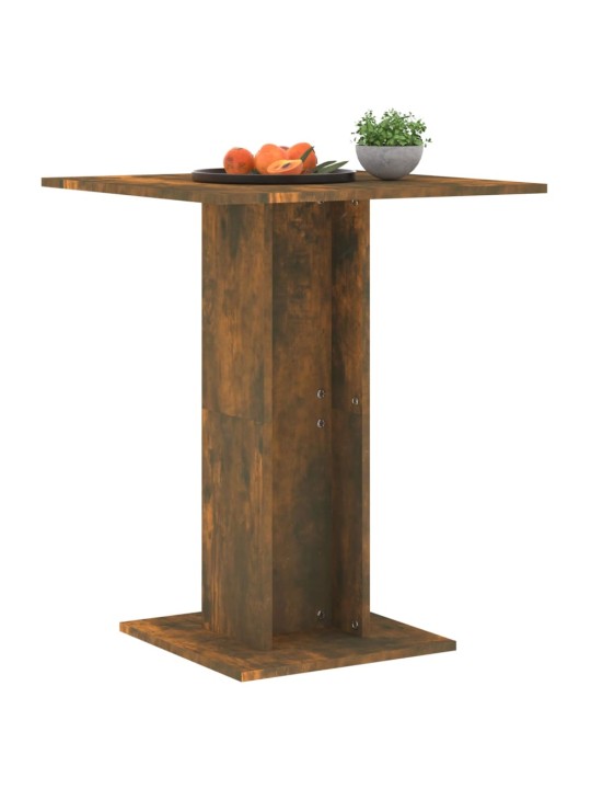 Bistro stolek kouřový dub 60 x 60 x 75 cm kompozitní dřevo