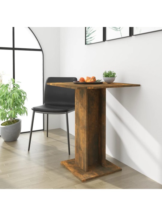 Bistro stolek kouřový dub 60 x 60 x 75 cm kompozitní dřevo