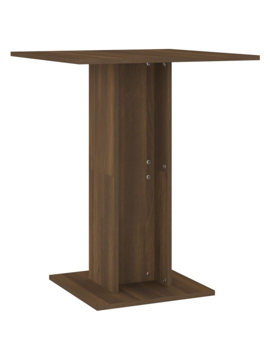 Bistro stolek hnědý dub 60 x 60 x 75 cm kompozitní dřevo