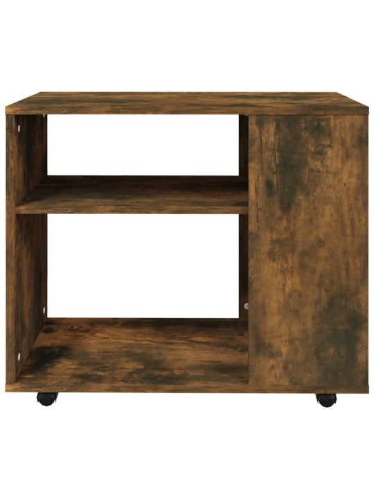 Odkládací stolek kouřový dub 70 x 35 x 55 cm kompozitní dřevo