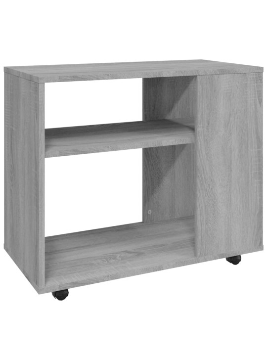 Odkládací stolek šedý sonoma 70 x 35 x 55 cm kompozitní dřevo