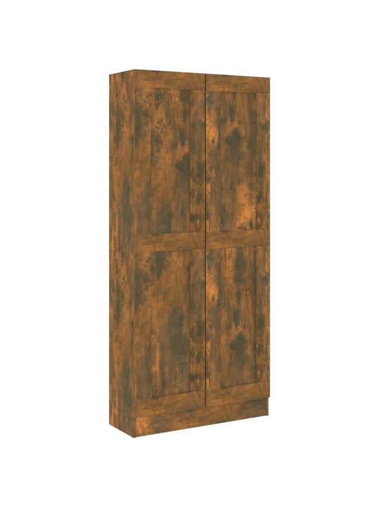 Knihovna kouřový dub 82,5 x 30,5 x 185,5 cm kompozitní dřevo