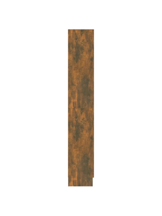 Knihovna kouřový dub 82,5 x 30,5 x 185,5 cm kompozitní dřevo