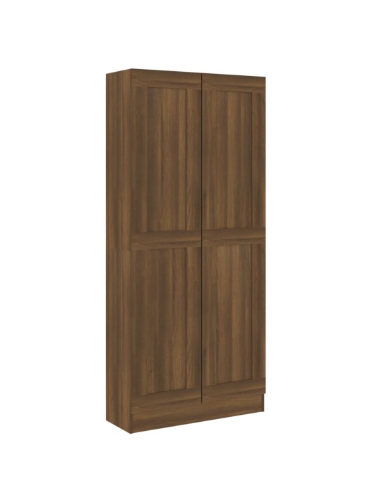 Knihovna hnědý dub 82,5 x 30,5 x 185,5 cm kompozitní dřevo