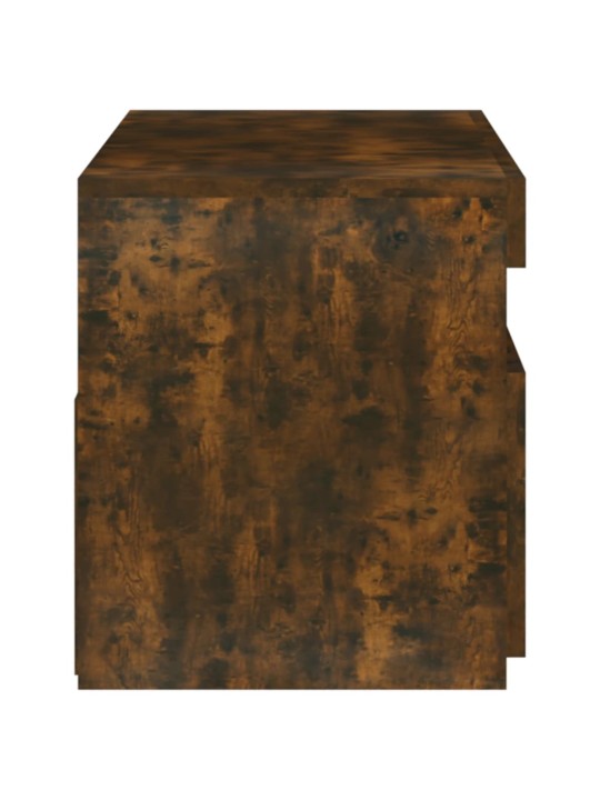TV skříňka s LED osvětlením kouřový dub 75 x 35 x 40 cm