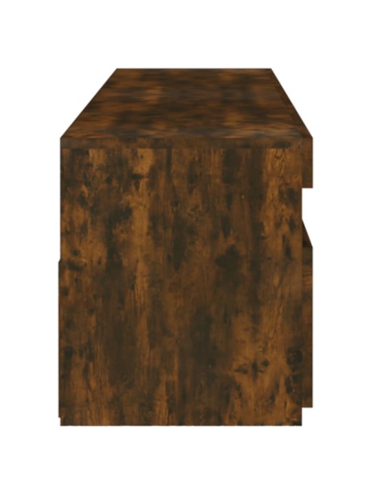 TV skříňky s LED osvětlením 2 ks kouřový dub 75 x 35 x 40 cm