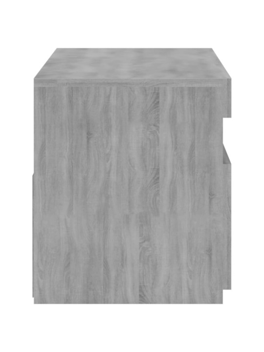 TV skříňka s LED osvětlením šedá sonoma 75 x 35 x 40 cm