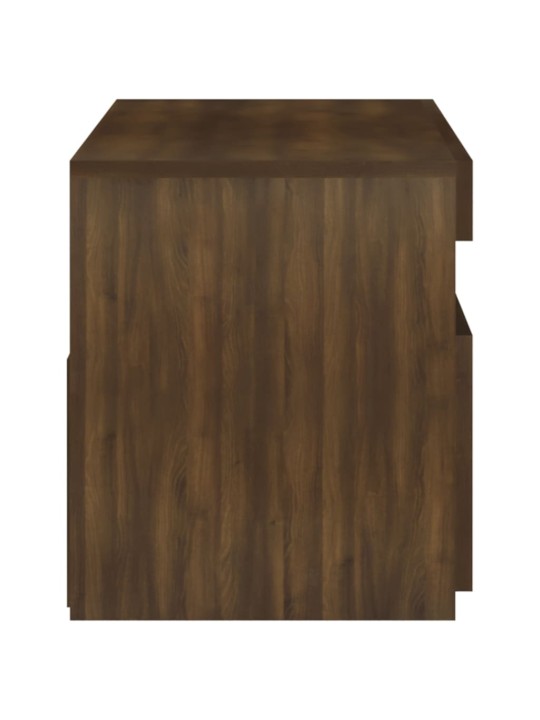 TV skříňka s LED osvětlením hnědý dub 75 x 35 x 40 cm