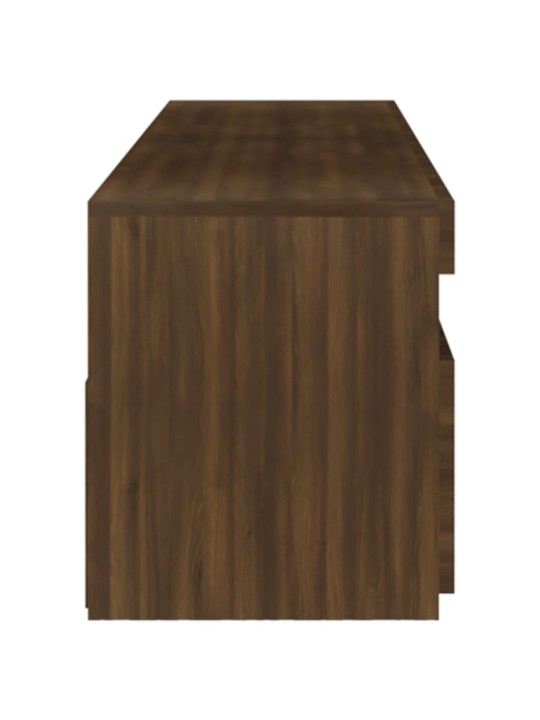 TV skříňky s LED osvětlením 2 ks hnědý dub 75 x 35 x 40 cm