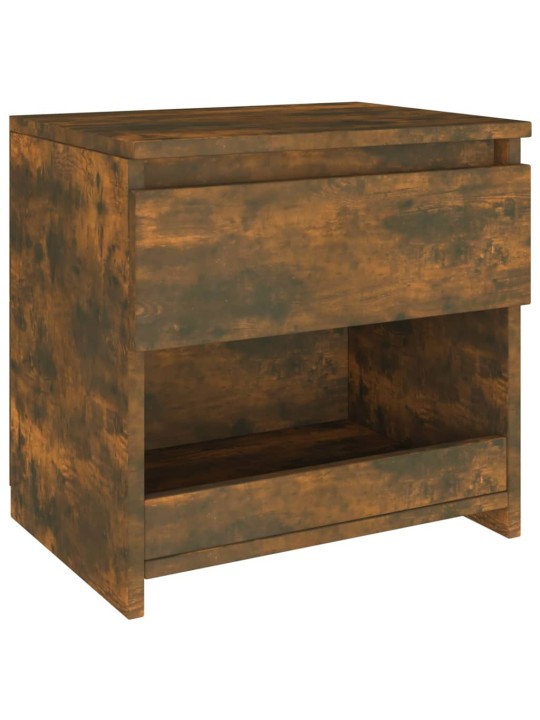 Noční stolky 2 ks kouřový dub 40 x 30 x 39 cm kompozitní dřevo