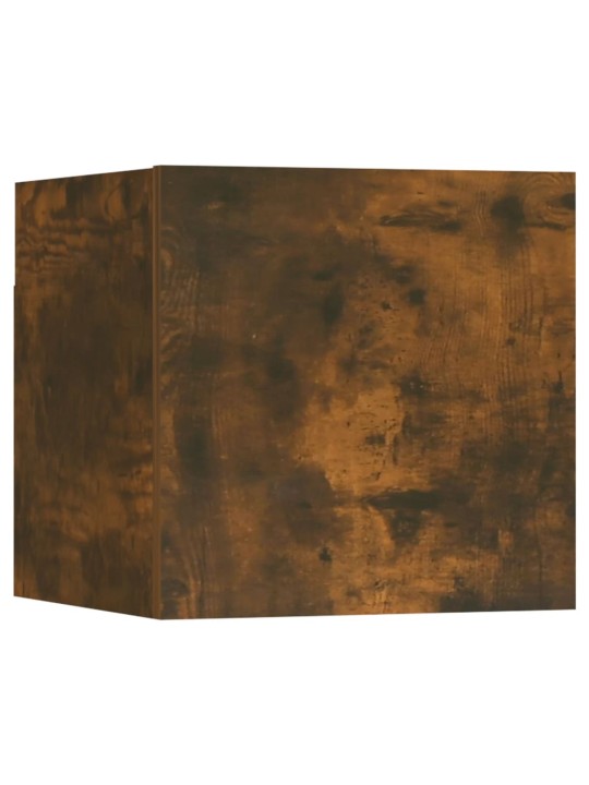 Nástěnná TV skříňka kouřový dub 30,5 x 30 x 30 cm