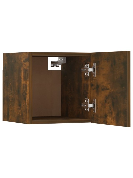Nástěnná TV skříňka kouřový dub 30,5 x 30 x 30 cm