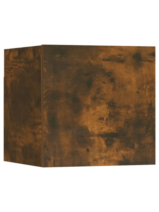 Nástěnné TV skříňky 2 ks kouřový dub 30,5 x 30 x 30 cm