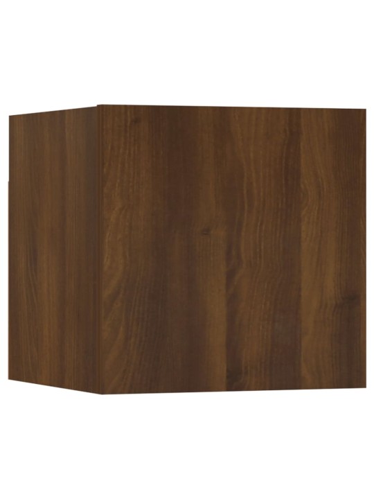 Nástěnné TV skříňky 2 ks hnědý dub 30,5 x 30 x 30 cm