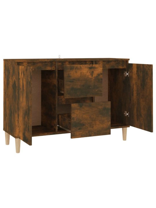 Příborník kouřový dub 101 x 35 x 70 cm kompozitní dřevo