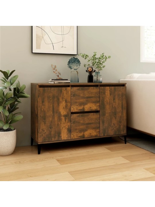 Příborník kouřový dub 104 x 35 x 70 cm kompozitní dřevo