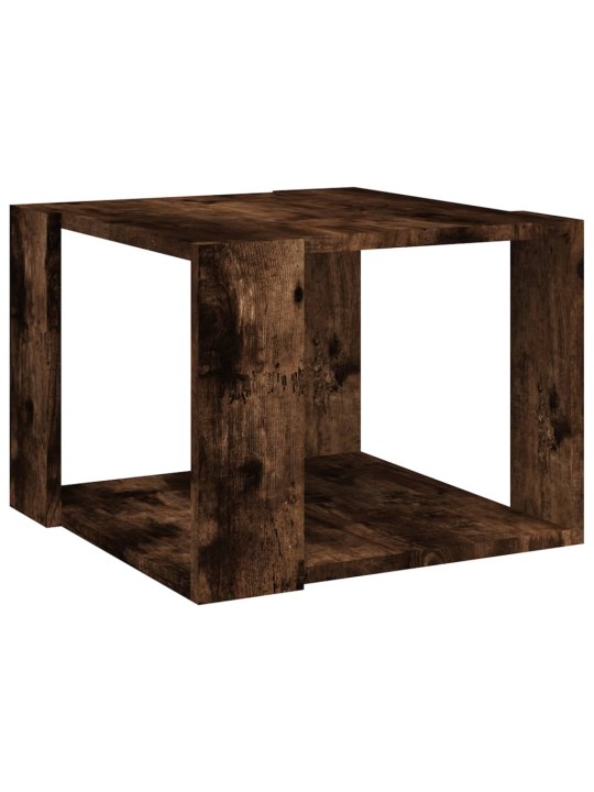 Konferenční stolek kouřový dub 40 x 40 x 30 cm kompozitní dřevo