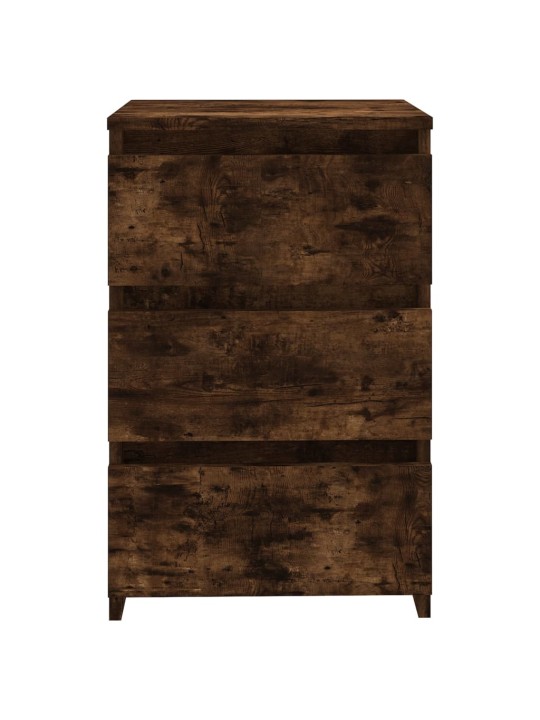 Noční stolky 2 ks kouřový dub 40x35x62,5 cm kompozitní dřevo
