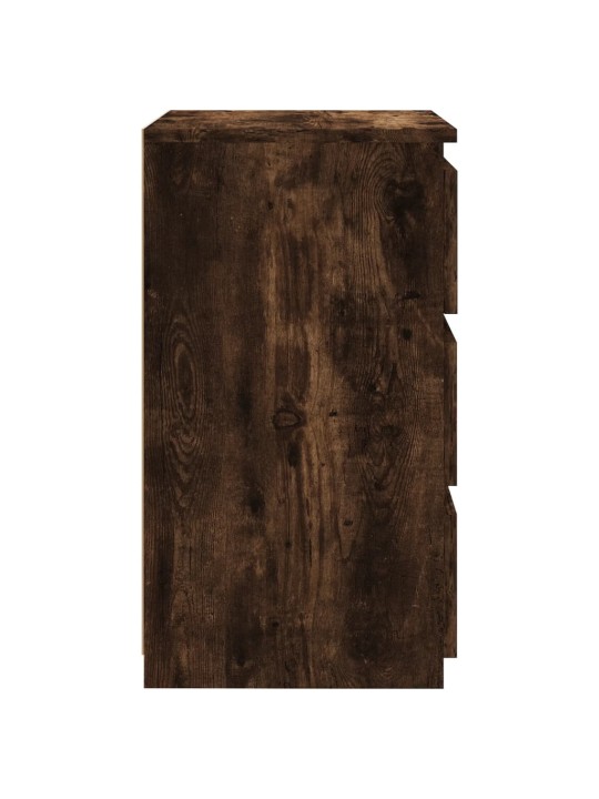 Noční stolky 2 ks kouřový dub 40x35x62,5 cm kompozitní dřevo