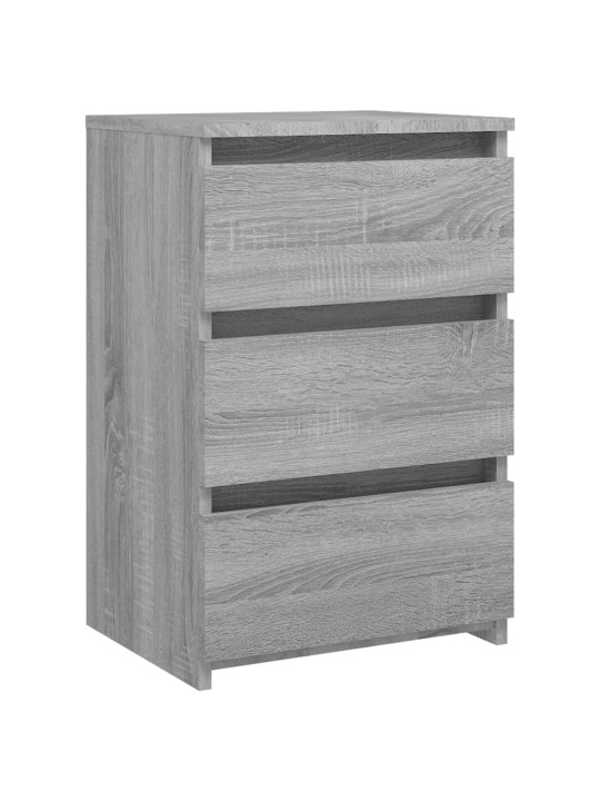 Noční stolky 2 ks šedé sonoma 40x35x62,5 cm kompozitní dřevo