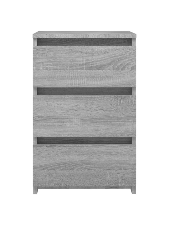 Noční stolky 2 ks šedé sonoma 40x35x62,5 cm kompozitní dřevo