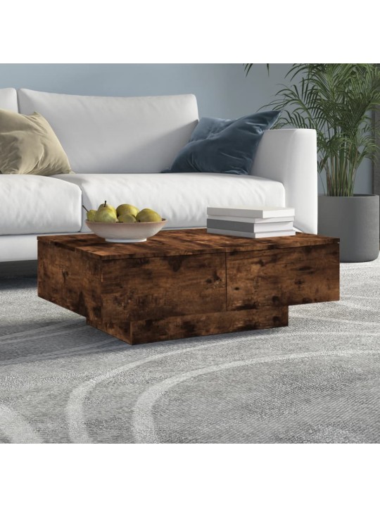 Konferenční stolek kouřový dub 90 x 60 x 31 cm kompozitní dřevo