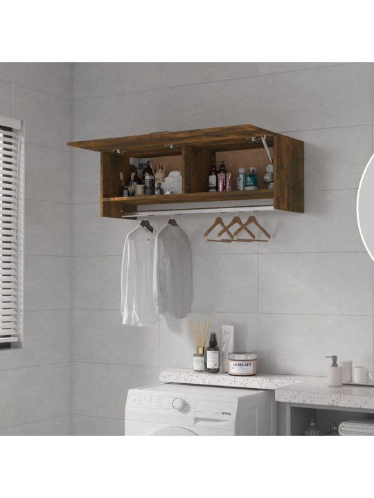 Šatní skříň kouřový dub 100 x 32,5 x 35 cm kompozitní dřevo